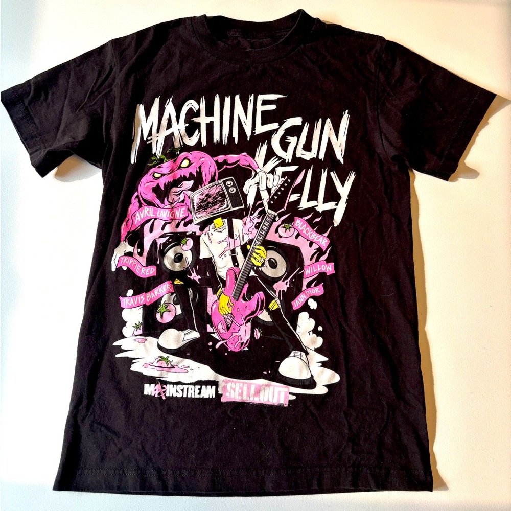 Like New 2022 Machine Gun Kelly Mainstream Sellout Tour T-Shirt S MGK Unisex